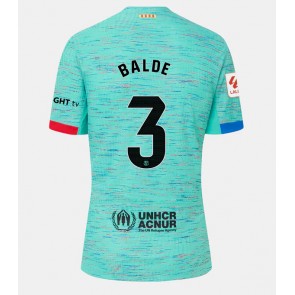 Barcelona Alejandro Balde #3 Tredje trøje Dame 2023-24 Kort ærmer